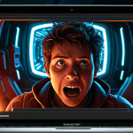 **Prompt:** "A collector's face illuminated by the intense glow of multiple screens (laptop and smartphone), showing an online 'drop' for Supertron limited edition collectibles. The screens display a rapidly depleting stock countdown and 'Add to Cart' buttons. The person's eyes are wide with adrenaline and focused anticipation, conveying the thrill of the hunt. Background is slightly blurred, emphasizing the digital interface and the collector's focus. High contrast, digital art style, conveying urgency and excitement."