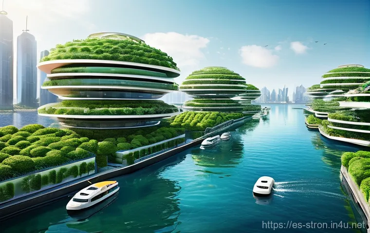 슈퍼트론 세계관 속 기술 및 메커니즘 - **Prompt 1: Sustainable Floating Metropolis**
"A breathtaking panoramic view of a futuristic, se...